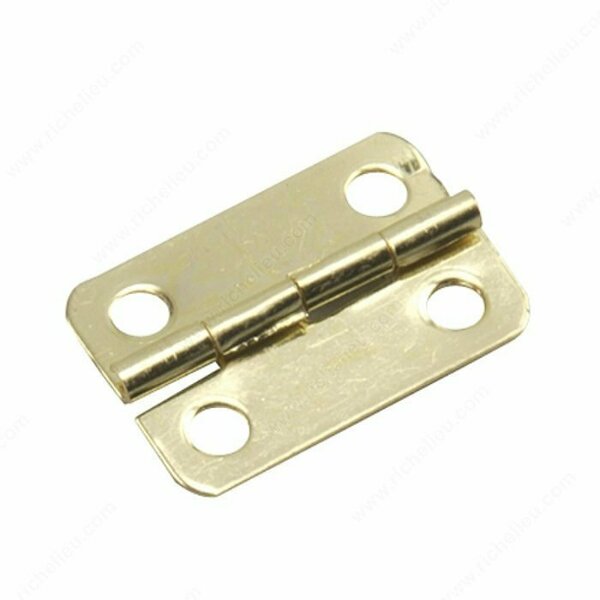 Onward Mfg Hinge Narrow Brass 7/8x9/16in 590SBR